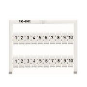 WAGO - Klemmenmarkierung WMB-Bezeichnungssystem 793-5502 W:1-10 je(10x)