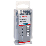 Bosch - Bohrer Metallspiralbohrer HSS 2608577220 PointTeQ DIN 338 5,2