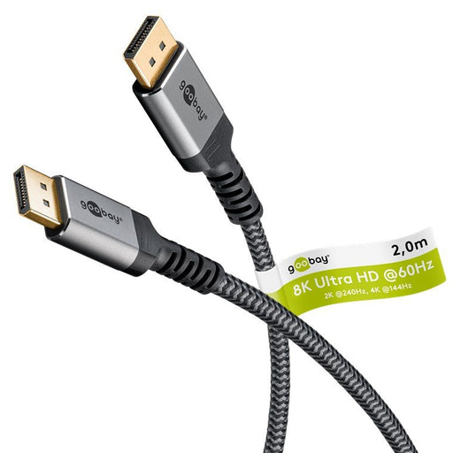 Goobay - Konfektioniertes A/V-Kabel DisplayPort-Kabel 65265 8K,60Hz,St/St