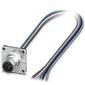 Phoenix Contact - Rundsteckverbinder, feldkonfektionierbar (Industriesteckverbinder) Einbausteckverbinder SACC-SQ-M12 #1440973 5-polig M12 − 1 Stück