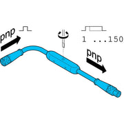 Di-soric - Passiver Sensor-/Aktor-Verteiler (mit Leitung) Funktionsadapter TKHM-Z/TSM-Z/T4 pnp Impulsverläng