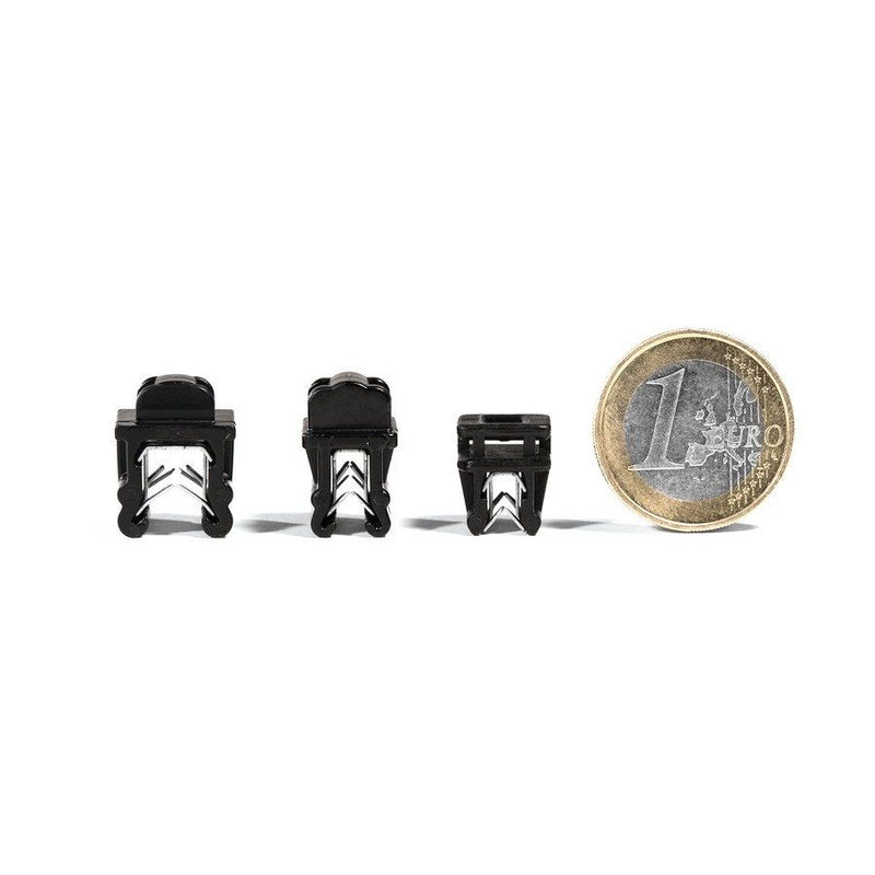 HellermannTyton - Kabelbinder Befestigungsbinder T50ROSEC4A-W schwarz − 500 Stück