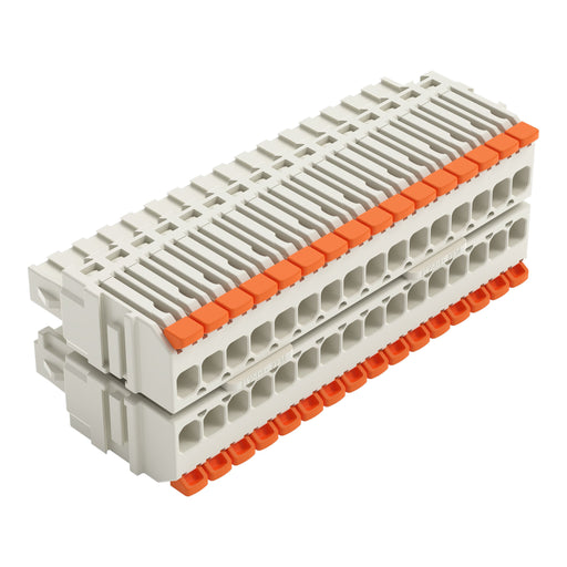 WAGO - Kabelsteckverbinder für Leiterplattensteckverbinder Federleiste 1-Leiter Hebel 2734-1516/310-000 2-reihig Push-in − 25 Stück