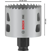 Bosch - Lochsäge PRO Multi Material PC Plus 2608594393 Lochsäge, 59 mm