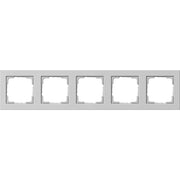 Gira - Abdeckrahmen 5-f. 021537 grau