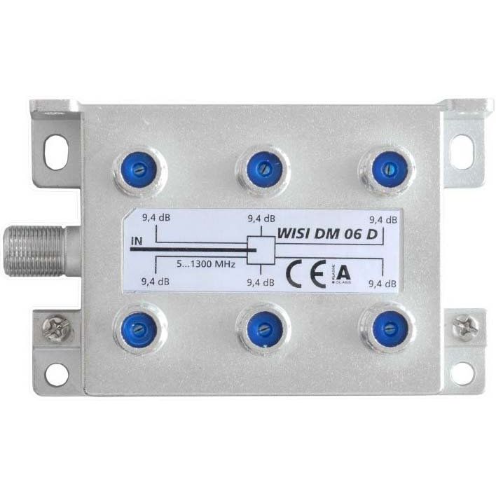 Wisi - Abzweiger und Verteiler 6f. DM 06 D 5-1300MHz 9,4dB Cl.A