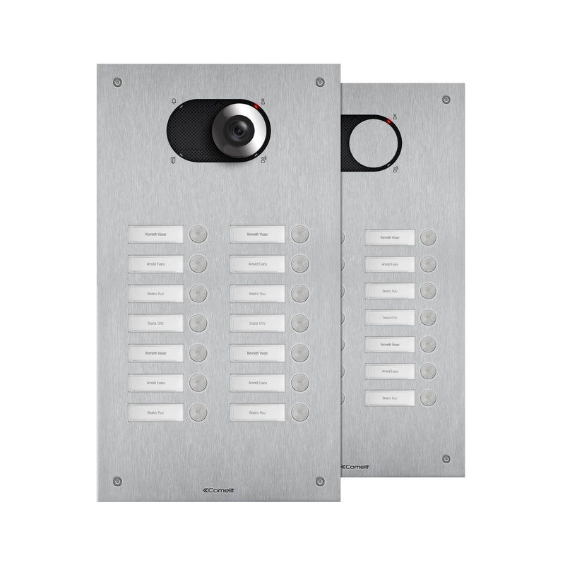 Comelit - Türstation für Türkommunikation Frontplatte Switch IX0214 14 Teiln. 2-reih.V4A