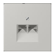 Jung - Einsatz/Abdeckung für Kommunikationstechnik Abdeckung für IAE/UAE LC 969-2 UA 205 gris clair 31