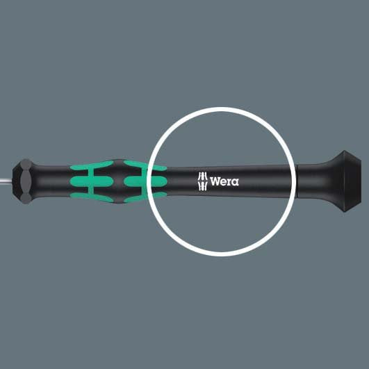 Wera - Innensechsrund Schraubendreher Elektron. Schraubendreher 118042 6-rund, TX 6x40mm