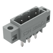 WAGO - Leiterplattensteckverbinder THT-Stiftleiste Lötstift 231-163/040-000 1,2x1,2,gerade,grau − 200 Stück