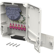 Metz Connect - Patchpanel LWL OpDAT MV 12xLC-D OM4 15036C77512-E splice IP54