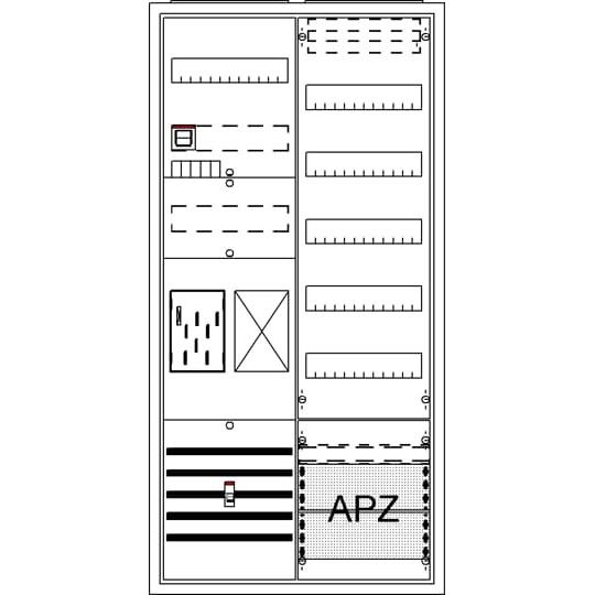 Striebel&John - Zähler-Komplettschrank Komplettschrank BA27TB APBKE-IA271Z1R1V5A2