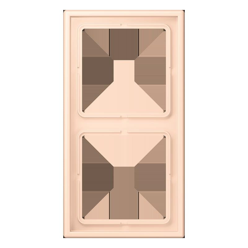 Jung - Abdeckrahmen Rahmen 2-fach LC 982 228 rose pale