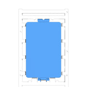 Weidmüller - Kennzeichnungsmaterial Gerätemarkierung CC-DT85/54KMCNEBL 85mm − 10 Stück