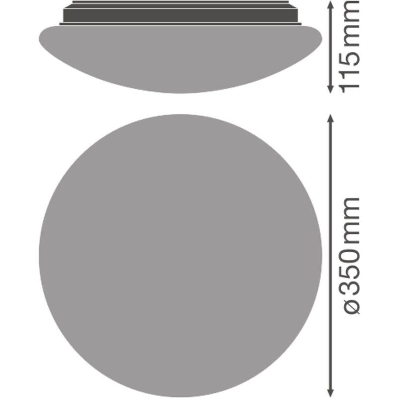Ledvance - Decken-/Wandleuchte LED-Wand-/Deckenleuchte SFCIRC.350SEN18W4000 4000K, mit Sensor