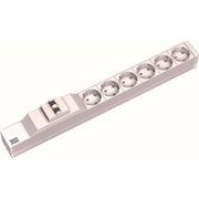 Bachmann - Power distribution unit (PDU) 19Zoll Steckdosenleiste 6f 333.412 Schutzk., 1xLS, alu