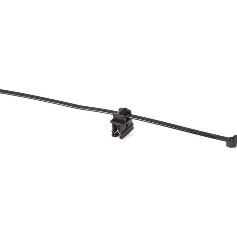 HellermannTyton - Kabelbinder Befestigungsbinder PA66HIRHSBK(500) schwarz − 500 Stück