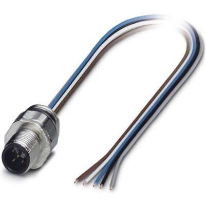 Phoenix Contact - Rundsteckverbinder, feldkonfektionierbar (Industriesteckverbinder) Einbausteckverbinder SACC-EC-M12 #1671124 Sensor-/Aktor-Wandd.