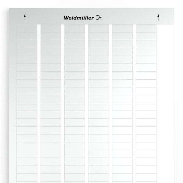 Weidmüller - Kennzeichnungsmaterial Gerätemarkierer LM MT300 26X10 SI − 10 Stück