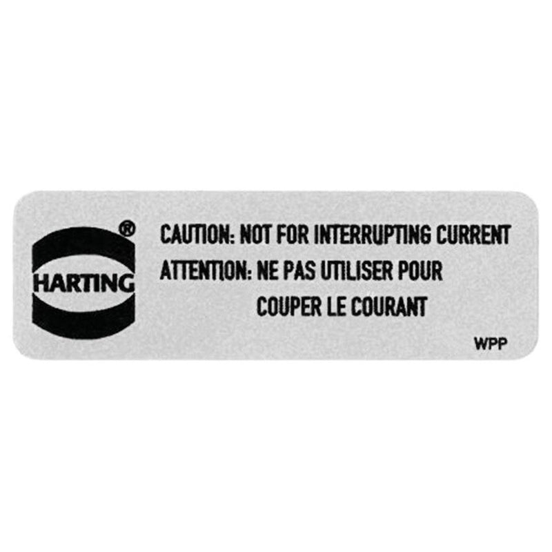Harting - Zubehör/Ersatzteile für Anschluss- und Verbindungstechnik CSA Klebeschild 09300009958 − 10 Stück