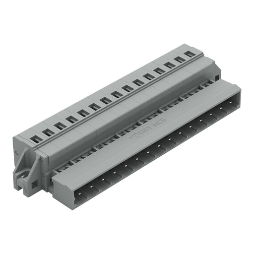 WAGO - Kabelsteckverbinder für Leiterplattensteckverbinder Stiftleiste 231-615/019-000 m.Befest.flansch,15p − 25 Stück