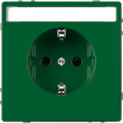 Merten - Steckdose SCHUKO-Steckdose gn MEG2302-6004 mit Schriftfeld