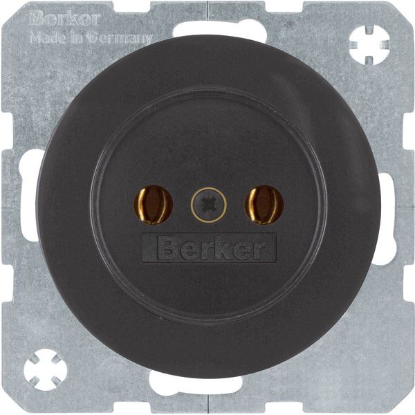 Berker - Steckdose sw/gl 6167032045 o. Schutzkontakt