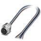Phoenix Contact - Rundsteckverbinder, feldkonfektionierbar (Industriesteckverbinder) Einbausteckverbinder SACC-EC-FS-5#1446375 − 50 Stück