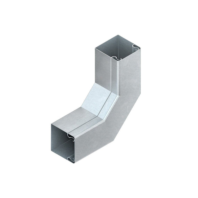 Niedax - Flachwinkel für Leitungführungskanal Vertikaleck 2x45Gr. LUWD 60.060 60x60mm