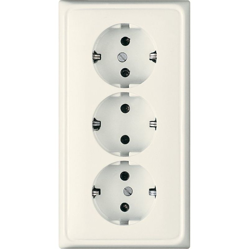 Jung - Steckdose KK-SCHUKO-Steckdose 3-fach CD 523 16A 250V