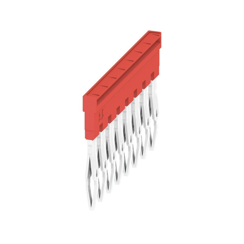 Weidmüller - Querverbinder/Brücker für Reihenklemme Querverbinder ZQV 2.5N/8 RD Z-Reihe 8pol − 20 Stück