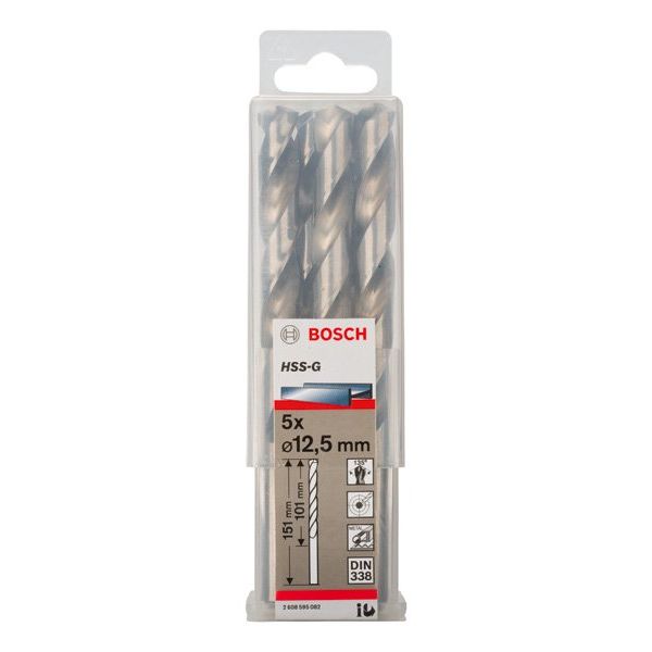 Bosch - Bohrer PRO Metal HSS-G 2608595082 Spiralbohrer 12,5 x