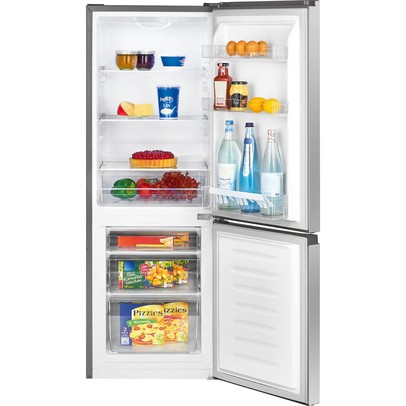 Bomann DA - Kühl-/Gefrierkombination Kühl/Gefrierkombi KG 322.1 inox-look 143cm,165L