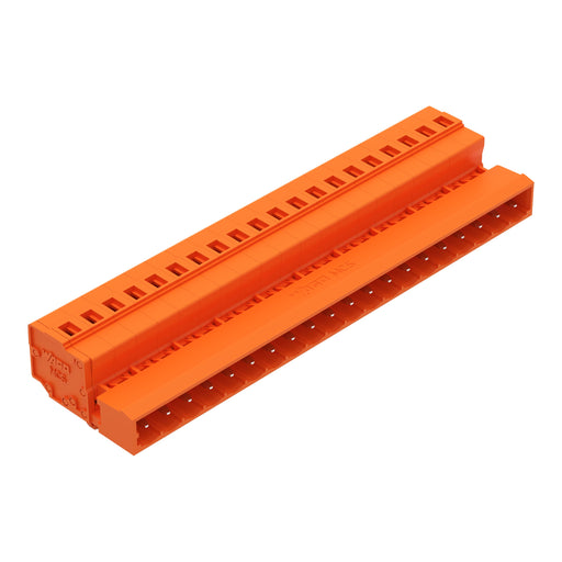 WAGO - Kabelsteckverbinder für Leiterplattensteckverbinder 1-Leiter-Stiftleiste 231-650/018-000 CAGECLAMP,2,5mm²,or − 10 Stück