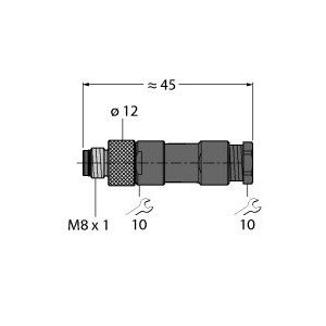 Turck - Rundsteckverbinder, feldkonfektionierbar (Industriesteckverbinder) Stecker BS5141-0