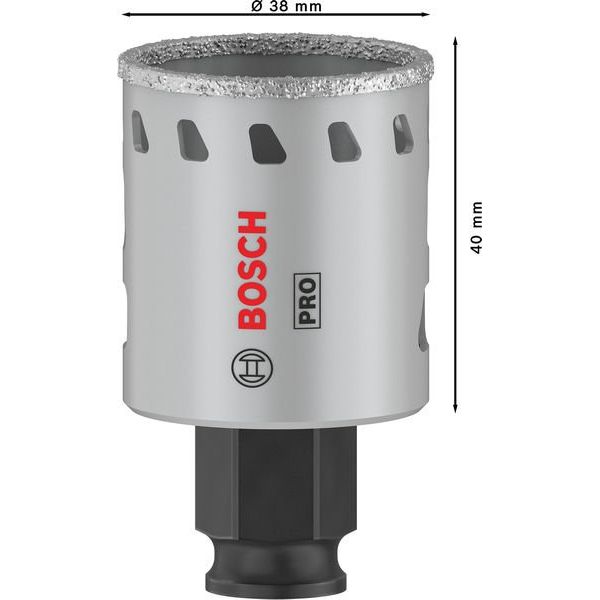 Bosch - Lochsäge PRO Tile PC Plus Lochsäge, 2608901559 38 mm, HS