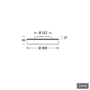 LTS Licht&Leuchten - Decken-/Wandleuchte LED-Leuchte LUNXS201.830.1DALIws 830, DALI