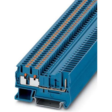 Phoenix Contact - Durchgangs-Reihenklemme Durchgangsreihenklemme PT 2,5-TWIN/1P BU 0,14-4qmm, 5,2mm, bl − 50 Stück