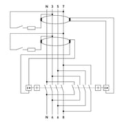 Doepke - Fehlerstrom-Schutzschalter mit Zusatzeinrichtung FI-Schalter DFS4040-4/0,03-ATWIN