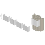 Enoc - Komponente für die Aufstellung/Anreihtechnik (Schaltschrank) Anreihverbindersatz IBS 1 X1 Alu-Rahmenmontage