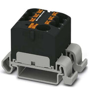 Phoenix Contact - Durchgangs-Reihenklemme Verteilerblock PTFIX10/6X4-NS35ABK − 8 Stück