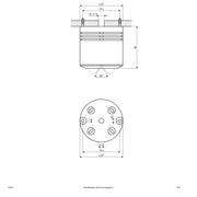 EVN Lichttechnik - Downlight/Strahler/Flutlicht HV AB-Leuchte 753 811 chr 50W 230V GU10