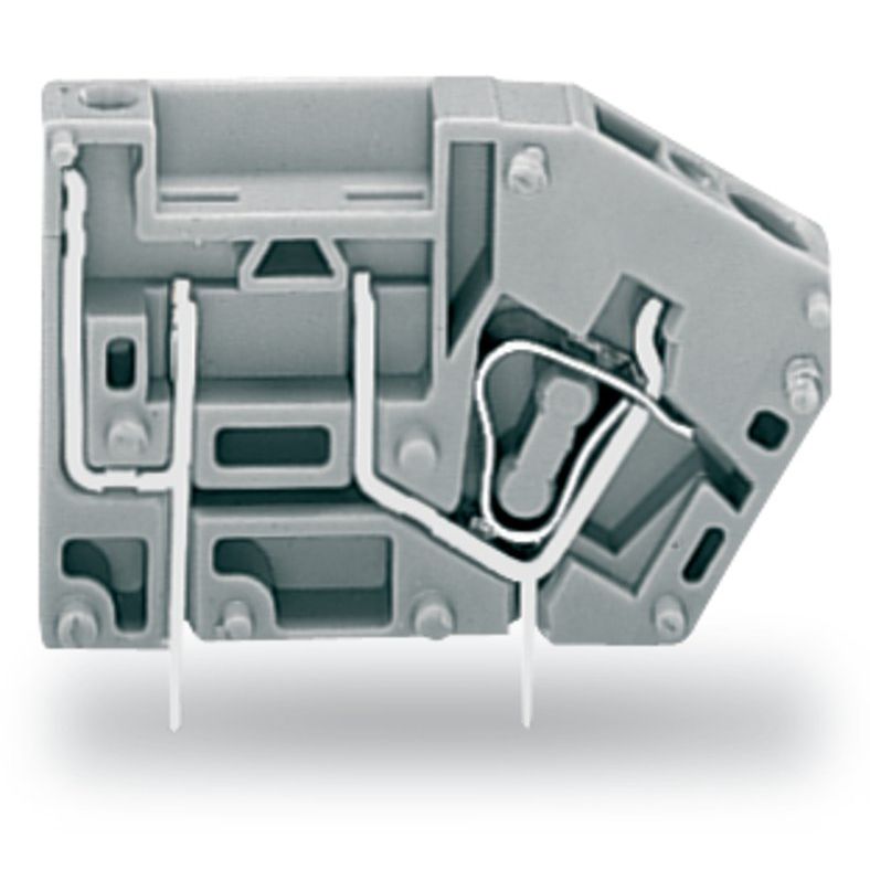 WAGO - Leiterplattenklemme Anreihbare Leiterplattenk. 742-111 2,5 mm²,grau − 300 Stück