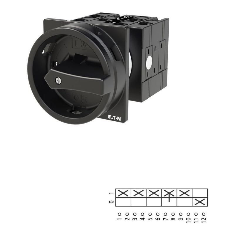 Eaton - Lasttrennschalter Hauptschalter T3-3-15680/EA/SVB-SW Einbau