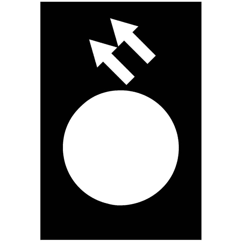 Schneider Electric - Bezeichnungsschild für Befehlsgeräte Symbolschild ZB2BY2917 sw − 10 Stück