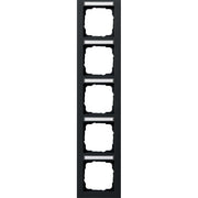 Gira - Abdeckrahmen 5f. sw 111509 senkrecht BSF