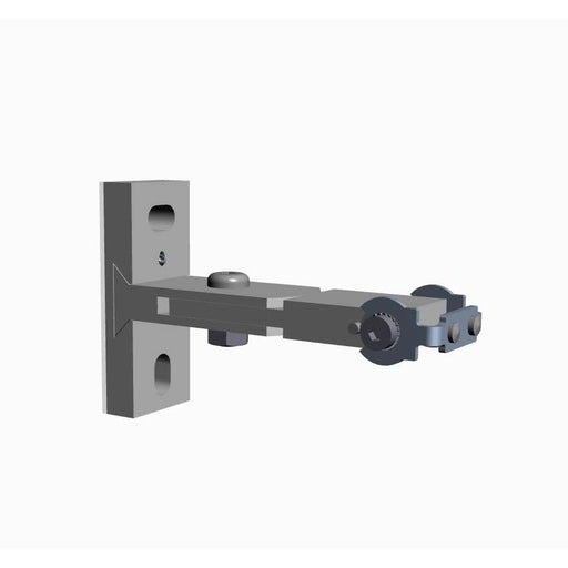 Etherma - Montagehilfe Haustechnik T-Halter schwenkbar ET-EXO-T-HM-T silber