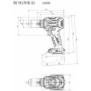 Metabowerke - Bohrschrauber (Akku) Akku-Bohrschrauber BS 18 LTX BL Q I