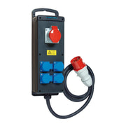 Walther Werke - CEE-Steckdosen-Kombination (IEC 60309) Steckdosenleiste 6410101A Tragb.Vollgummi 16A
