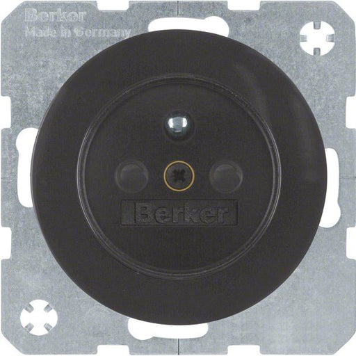Berker - Steckdose sw/gl 6768762045 m.Schutzkontaktstift
